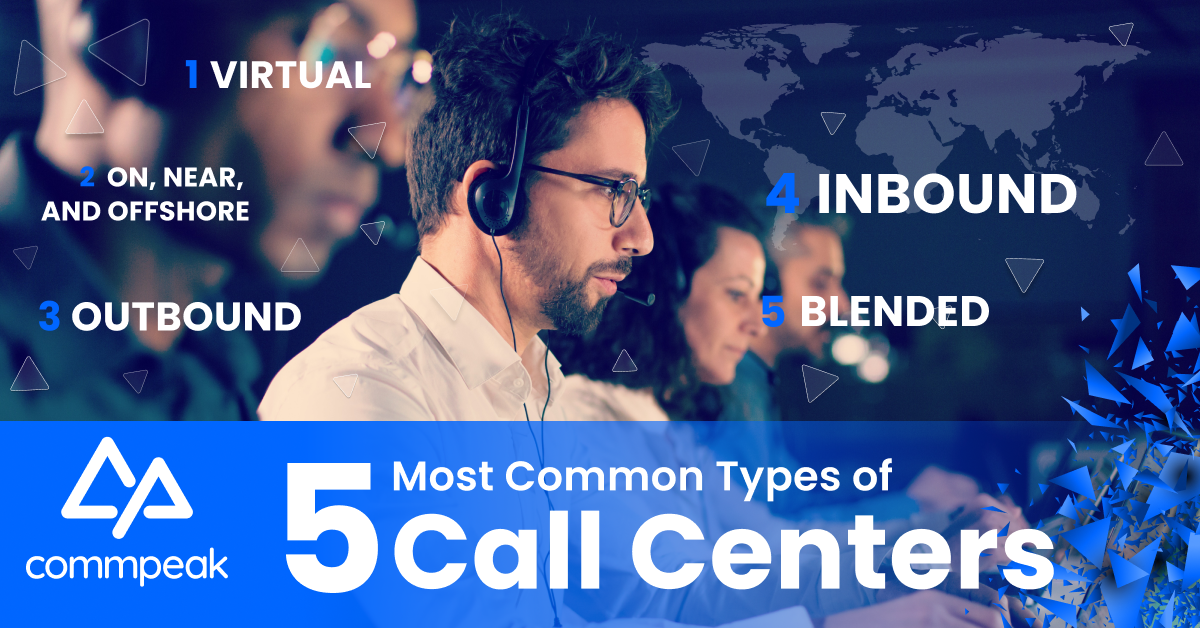 Most Common Types Of Call Centers For Business Commpeak