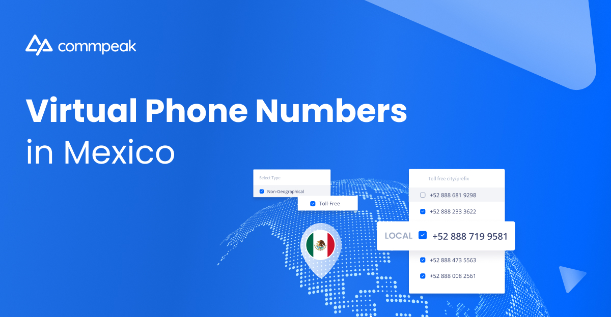 Mexico Virtual Phone Numbers CommPeak   Mexico Preview 