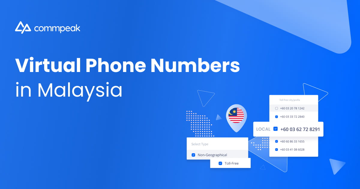 Virtual Phone Number Malaysia CommPeak